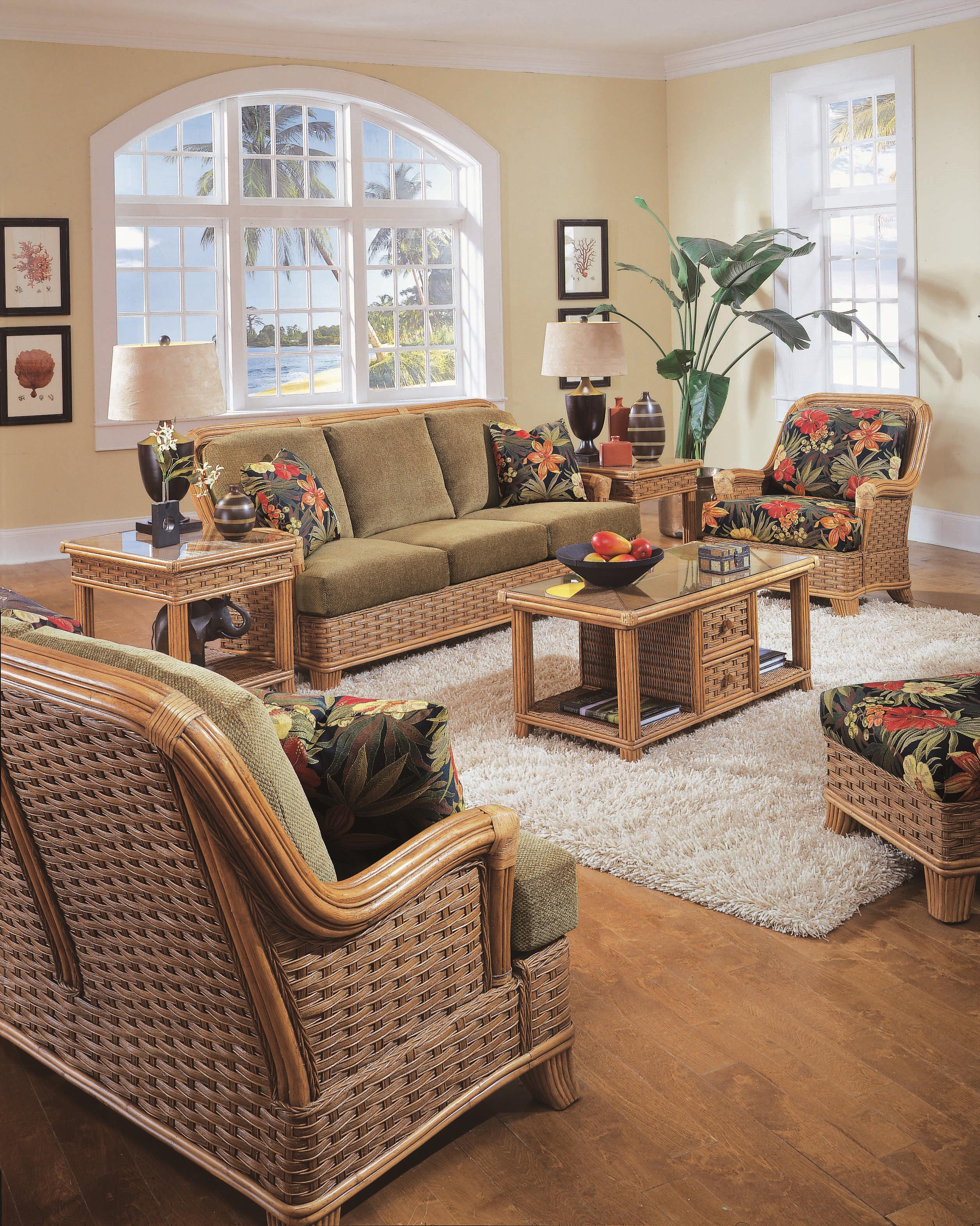 Tropical outlet end tables
